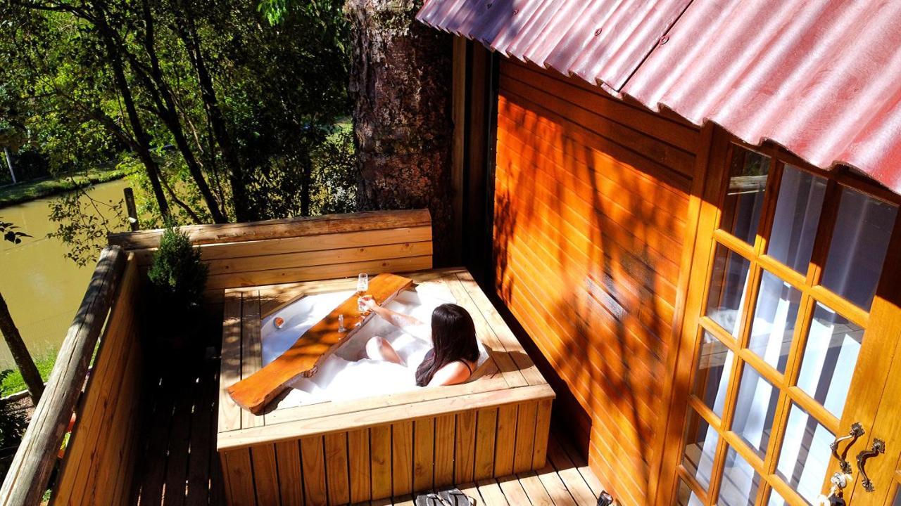Bento Gonçalves Casa Na Arvore Com Hidro, Piscina, Trilha, Cavalo מראה חיצוני תמונה